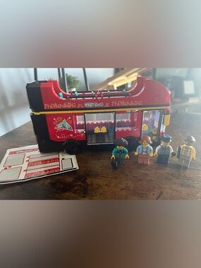 LEGO® City - Red Double-Decker Sightseeing Bus - 60407 99% complete